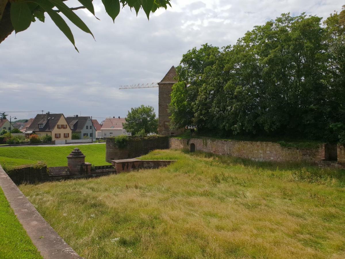 Au Repos Des Remparts Leilighet Wissembourg Eksteriør bilde